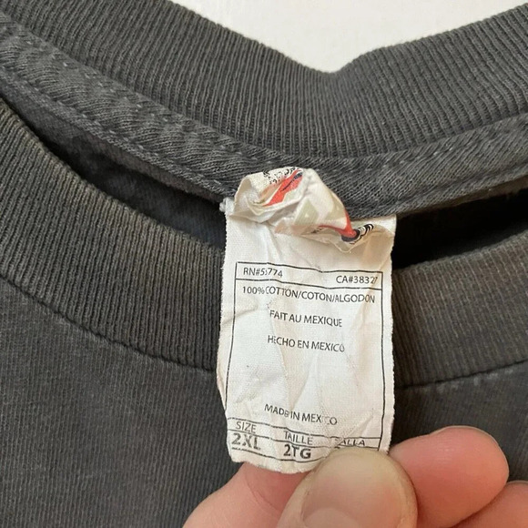 2012 Friday the 13th Destination 13 Port Dover Motorcycle Rally Pinup  Tshirt XL - Picture 3 of 4